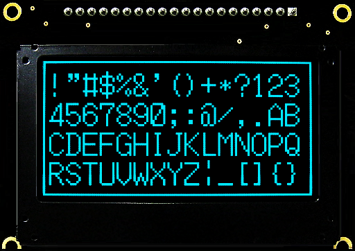PG12864GW /Y/G/B 128x64 Graphic OLED Display Module 3