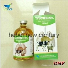 Tylosin injection 20% veterinary product for bovine  
