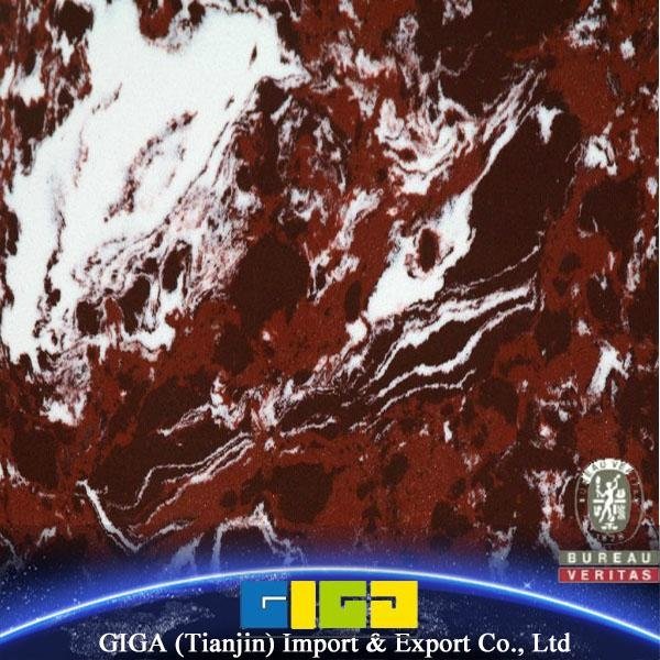 GIGA Chinese natural high quality red marble tile