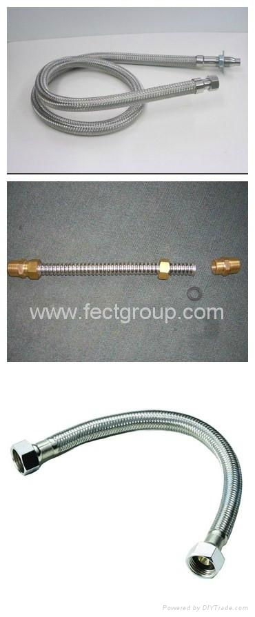 Stainless steel flexible hose with Male fittings