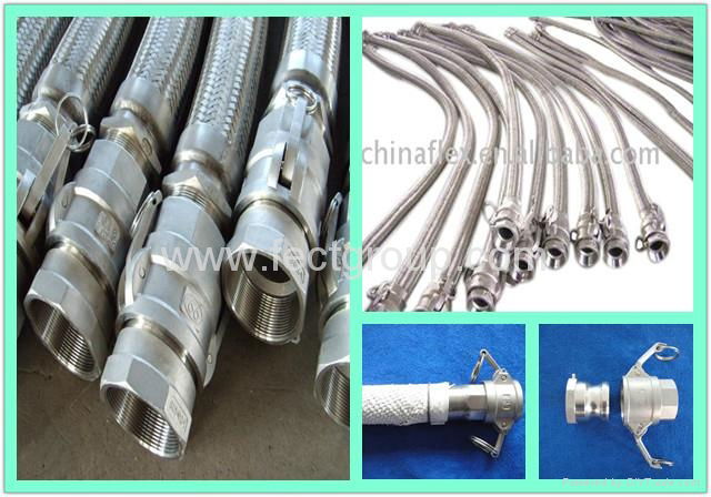 Stainless steel flexible hose with Male fittings 2