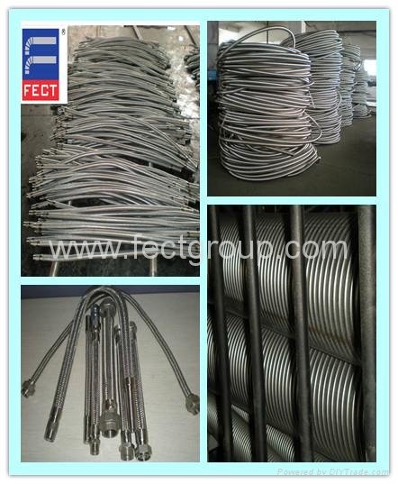 Stainless steel flexible hose with Male fittings 3