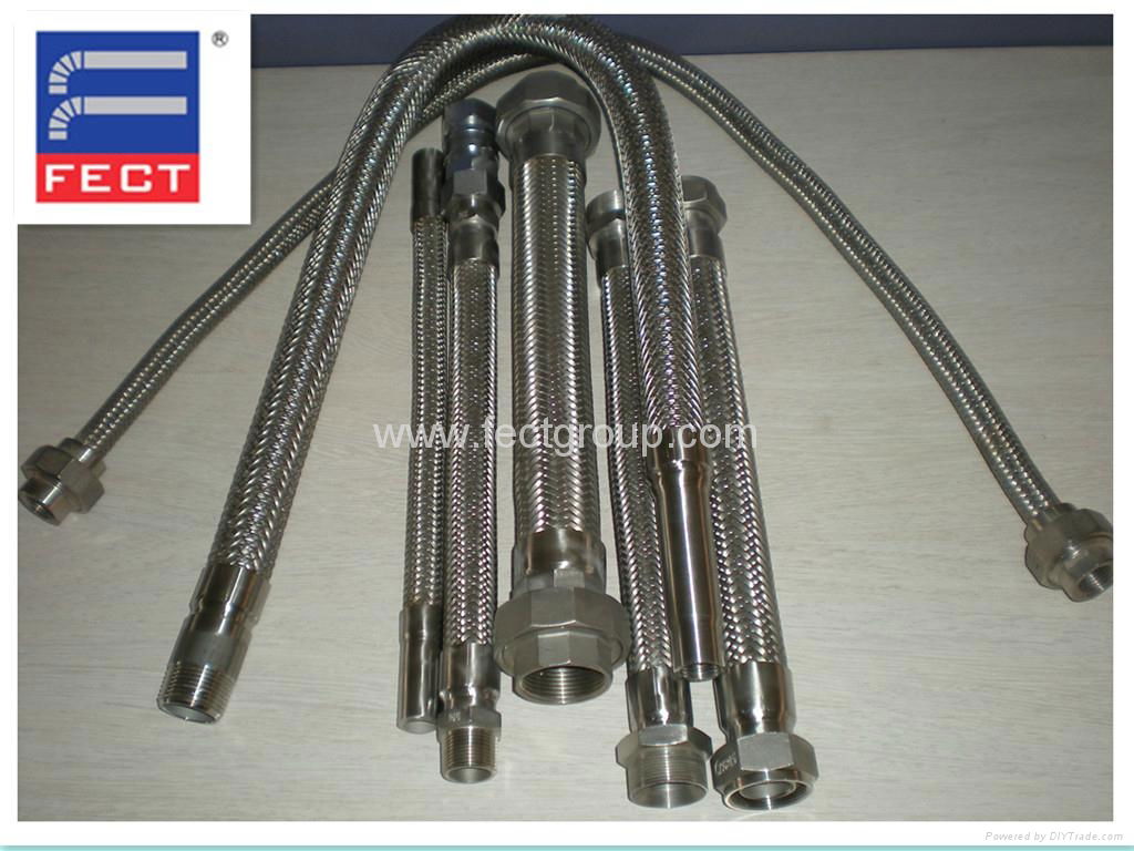 Stainless steel flexible hose with Male fittings 5