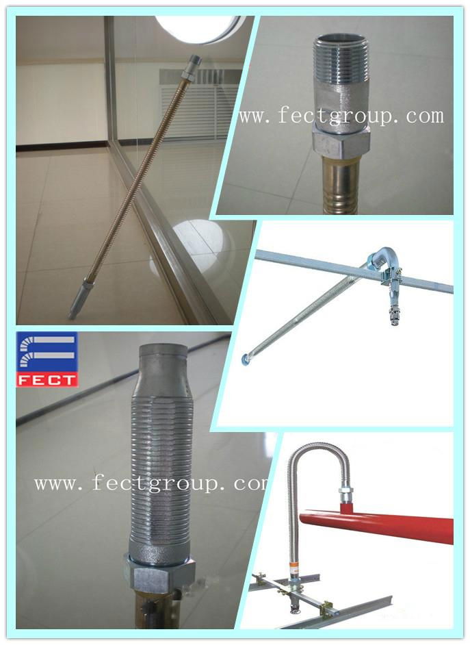 flexible metal hose for indoor automatic fire fighting 2