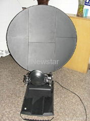 1m automatic ku band flyaway antenna