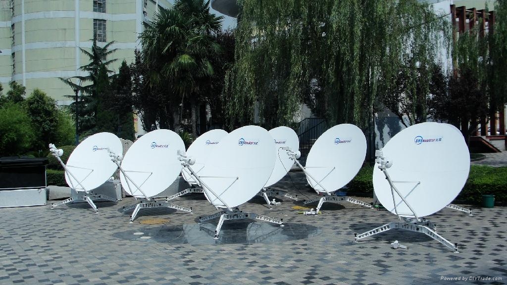 1.8m c/Ku band manual flyaway satellite antenna NSFM180 Newstar
