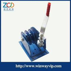 hand winch manual winch with brake