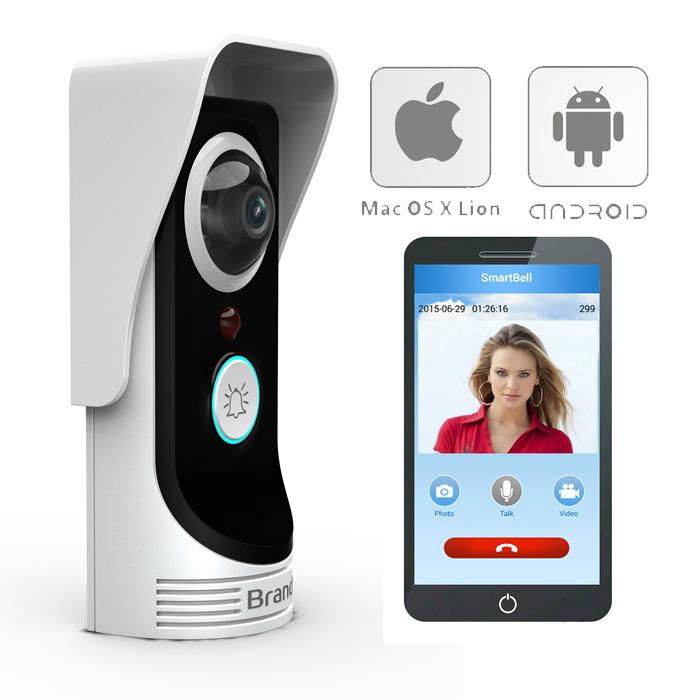 WIFI visual doorbell can be remotely monitored unlocked supported   Android &IOS 3