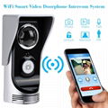 WIFI visual doorbell can be remotely monitored unlocked supported   Android &IOS