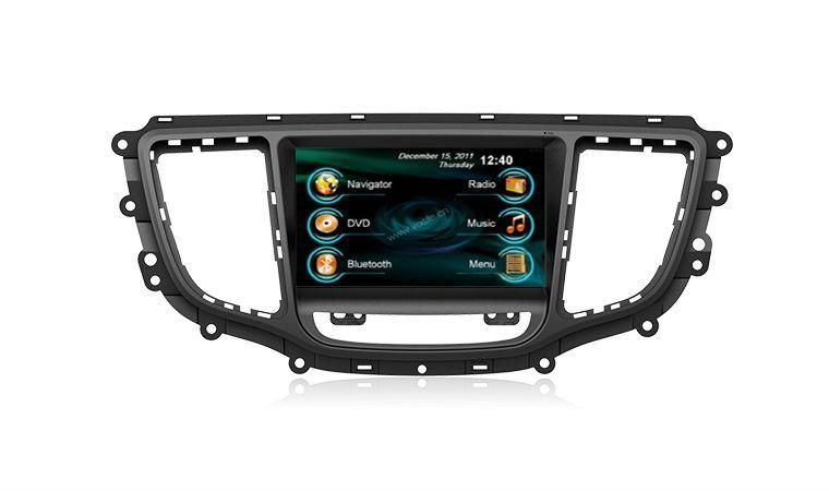 Touch screen LCD dual in car audio stereo/dvd/gps/radio player for Buick GL8 