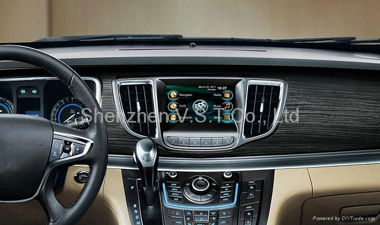 Touch screen LCD dual in car audio stereo/dvd/gps/radio player for Buick GL8  2