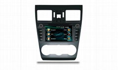 Touch screen LCD in car audio stereo/dvd/gps/radio player for Subaru Forestor