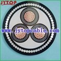 HV 20kV POWER CABLE COPPER CONDUCTOR XLPE INSULATED STEEL WIRE ARMORED CABLE  1