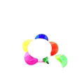 Flower Shaped Highlighter Pens 5 Colors