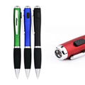 Promotional Custom Logo LED Light Ball Pen with Clip 1