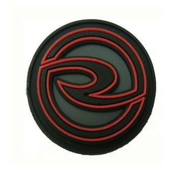 Embossed or debossed logo custom pvc rubber patch 3