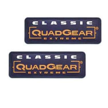 Embossed or debossed logo custom pvc rubber patch 5