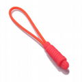 New design custom decorative plastic zipper pulls 4