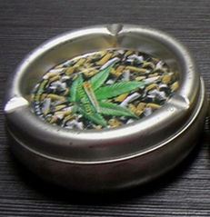 tinplate ashtray
