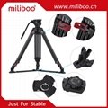 miliboo MTT609A Professional Tripod Aluminum Alloy Photography Camera Tripod 3 S 4