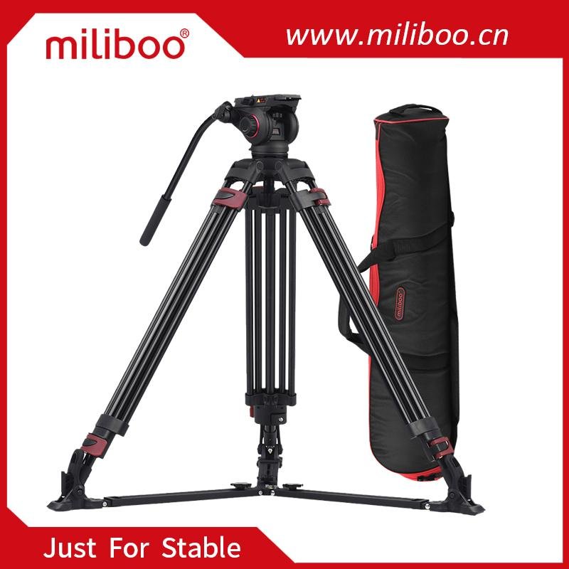 miliboo MTT609A Professional Tripod Aluminum Alloy Photography Camera Tripod 3 S 5