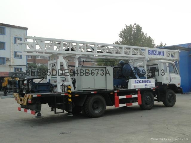 BINZUAN BZC300CA truck mounted drilling rig  3