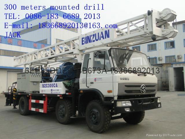 300 m truck mounted rotary drilling rig