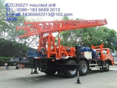 SINO 350m  truck mounted drilling rig  3