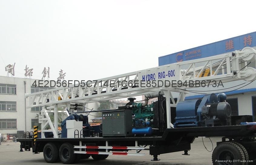 BZCT600拖車式水井鑽機