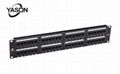 UTP Cat.5e Patch Panel, 48 Port, LSA & 110 Dual Use IDC