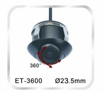 ET-3600,Universal Car camera,23.5mm,360-degree views,Hot
