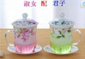 glass cup for flower tea 4