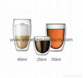 Glass cup with double wall 3