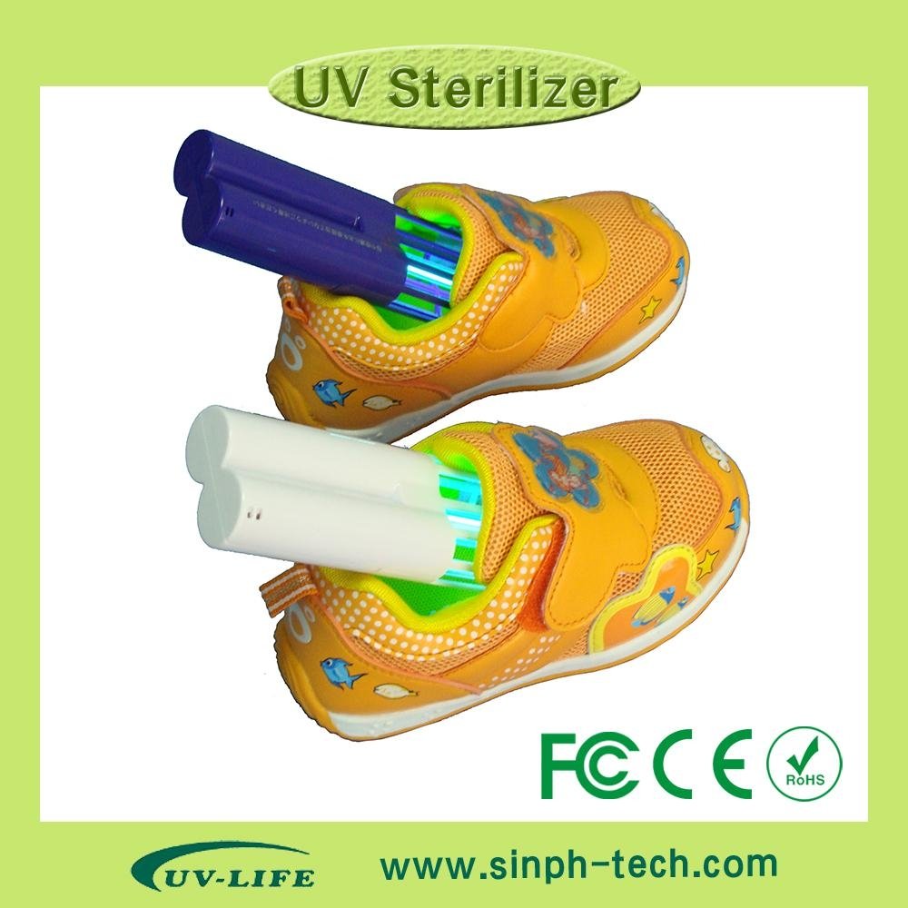 portable uv light shoes sterilizer with CE FCC ROHS certification 2