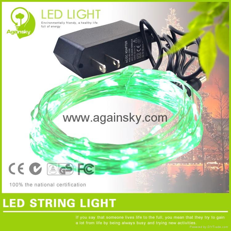 12V waterproof Silver wire LED String for Holiday Decoration 2