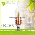 Bullet Type 4.5W LED Candle Light with E14 Lamp Base 3
