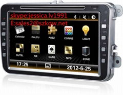 8 inch car DVD player with navigation /BT/RADIO/car parking system 