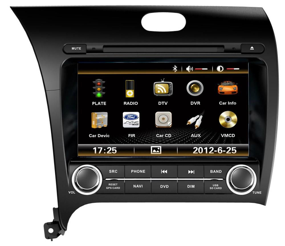 KIA CERATO double Din Car DVD Player with accurate navigations sytem multimedia