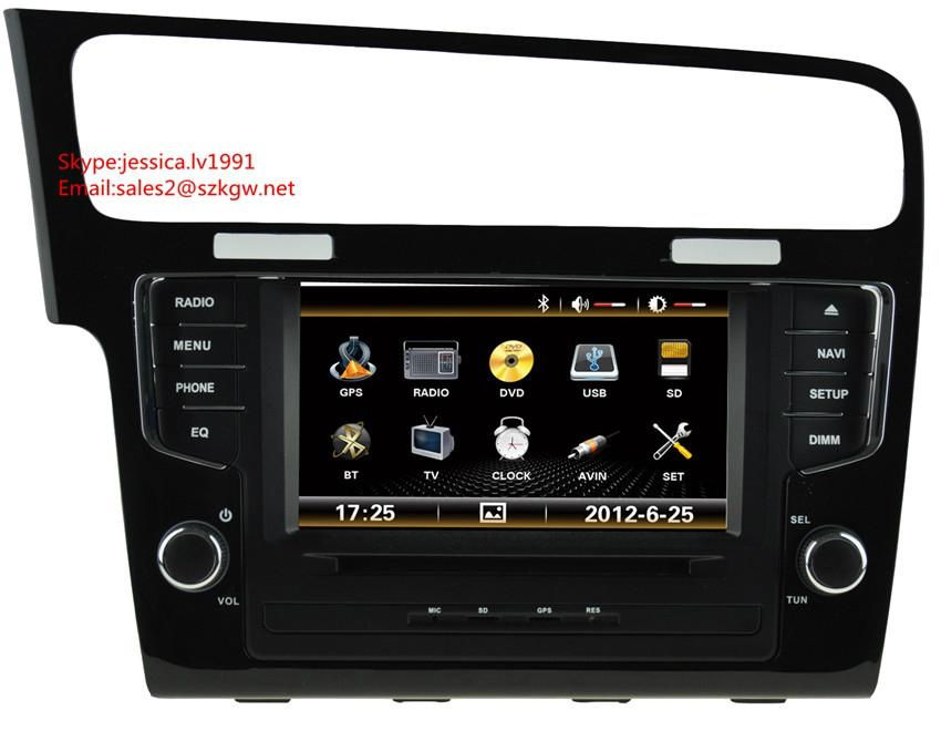 VW GOLF 7 dvd player complete unit