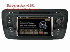 SEAT IBIZA 2014 double din DVD player 