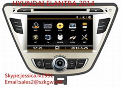 car dvd player  car multimedia player for HYUNDAI ELENTRA 2014