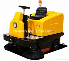 Ride on Electric industrial road cleaning sweeper for sale