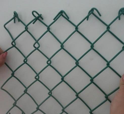 Anping Hot Sale Galvanized Wire Mesh Chain Link Fence 2