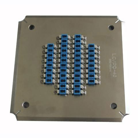 40 Port Connector Fiber Optic Polishing Jig