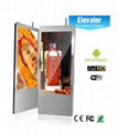 Ultra Thin Elevator Media Player 18.5inch HD Advertising Display Vertical Portra 3