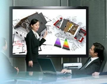 55"/60"/65"/70"/84" interactive touchscreen  with built-in PC option 