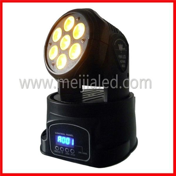 7pcs 4in1 mini stage light moving head 5
