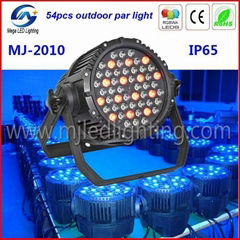 led par 54*3w rgbw waterproof stage lighting