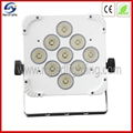 Wireless Battery Power 5in1  DMX LED flat par light