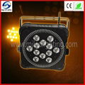  12pcs 5in1 Wireless Flat LED PAR Light 2